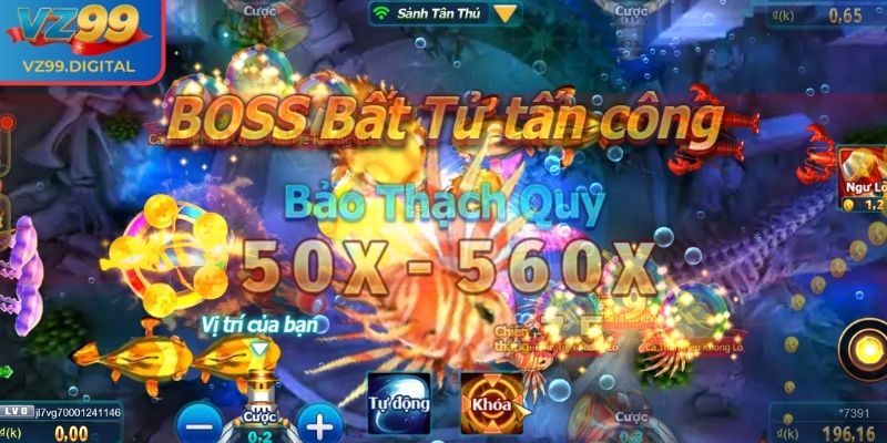 Phòng chơi Đánh Cá Vui Vẻ VZ99 cho mọi thành viên