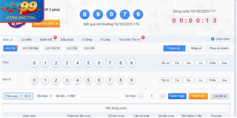 Hướng dẫn tham gia lô tô 3 vùng cho người mới